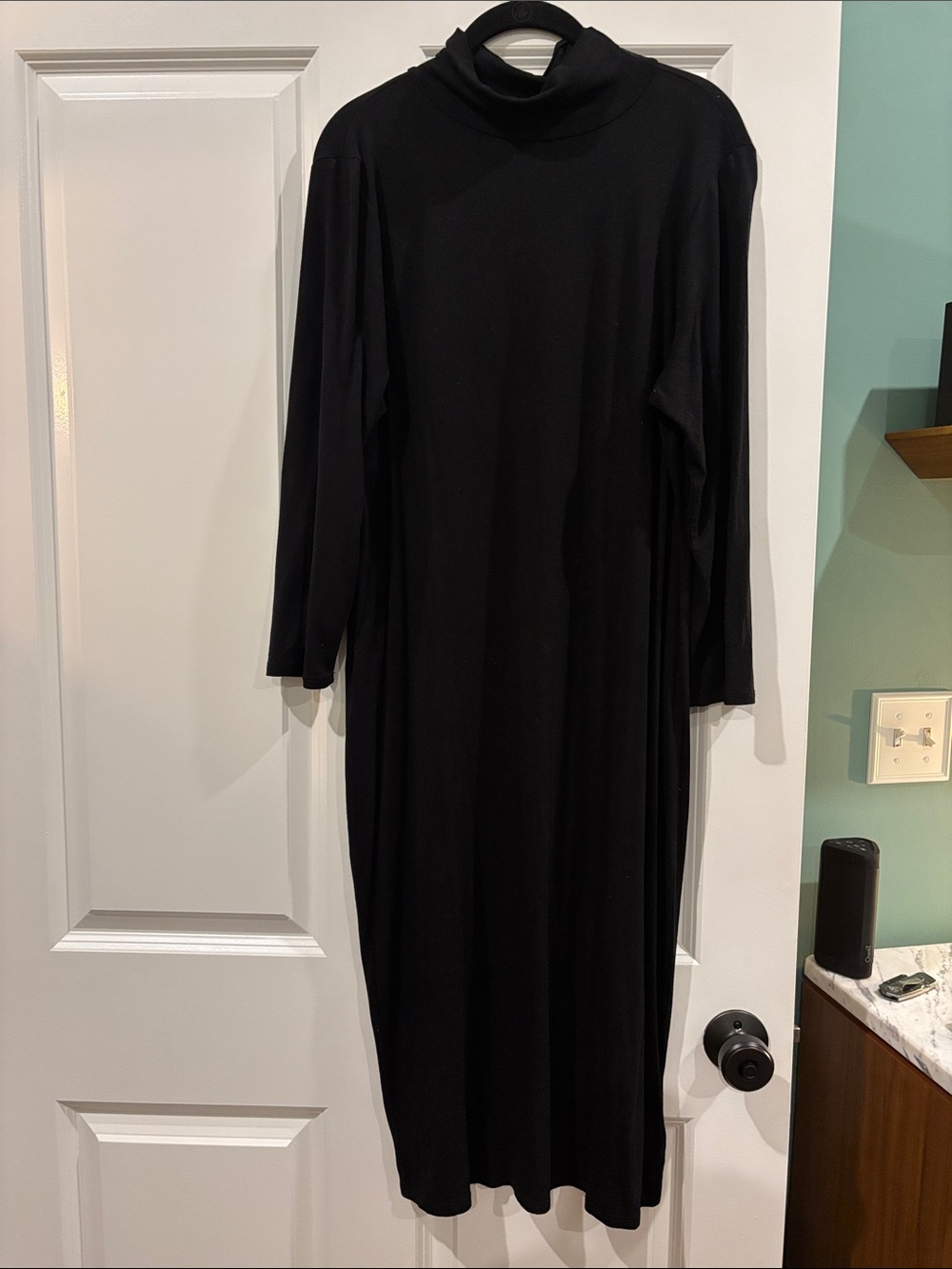 Torrid size 1 Black Turtleneck Long Sleeve Women's Dress
